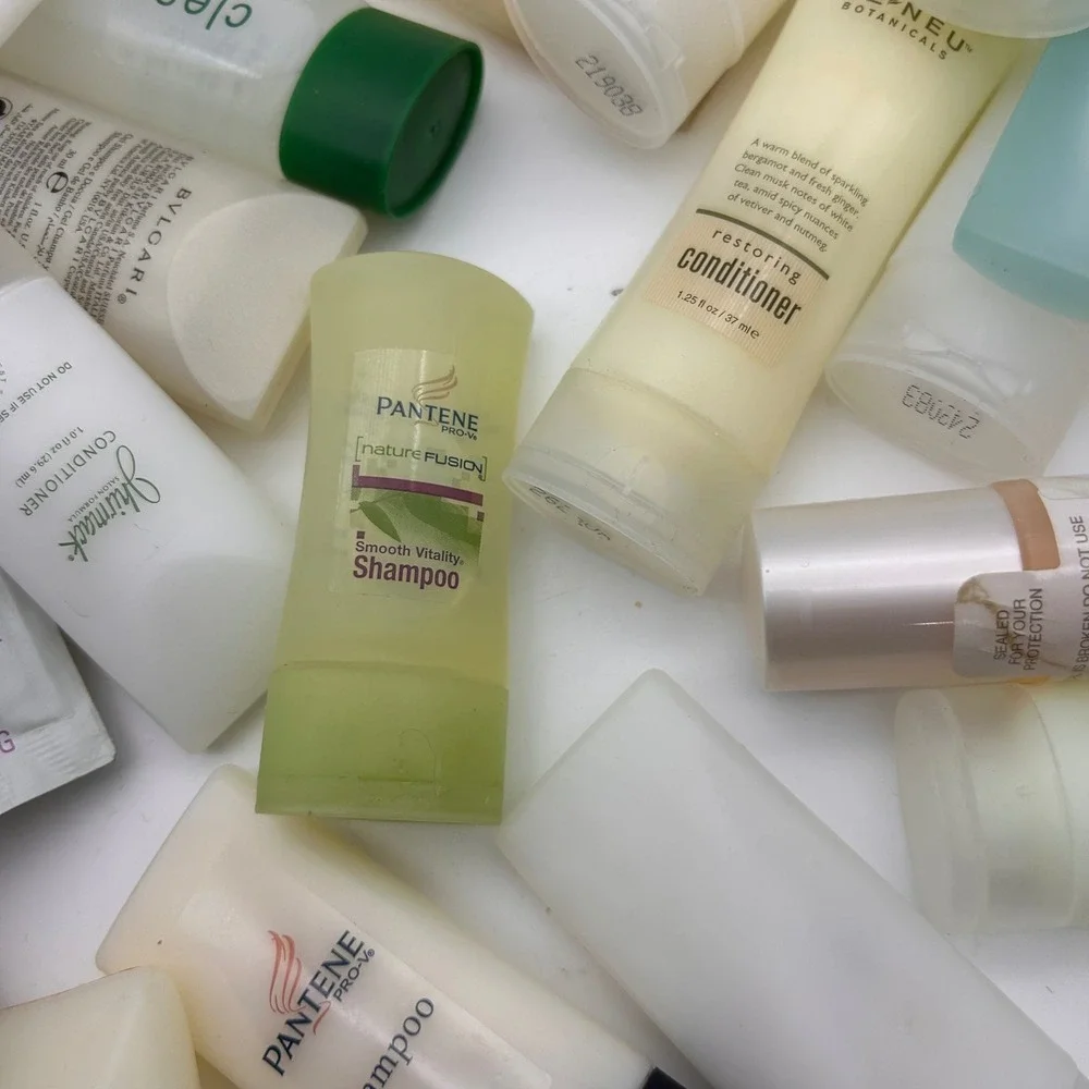 Travel Size Toiletries Bulk Lot Hotel Spa Shampoo Conditioner Soap Pantene Mixed